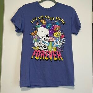 Hot topic skeleton graphic T-shirt size small